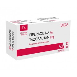 PIPERACILINA/TAZOBACTAM 4G/0,5G DIGA -CAJA DE 10